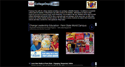 Desktop Screenshot of collegedepot.com
